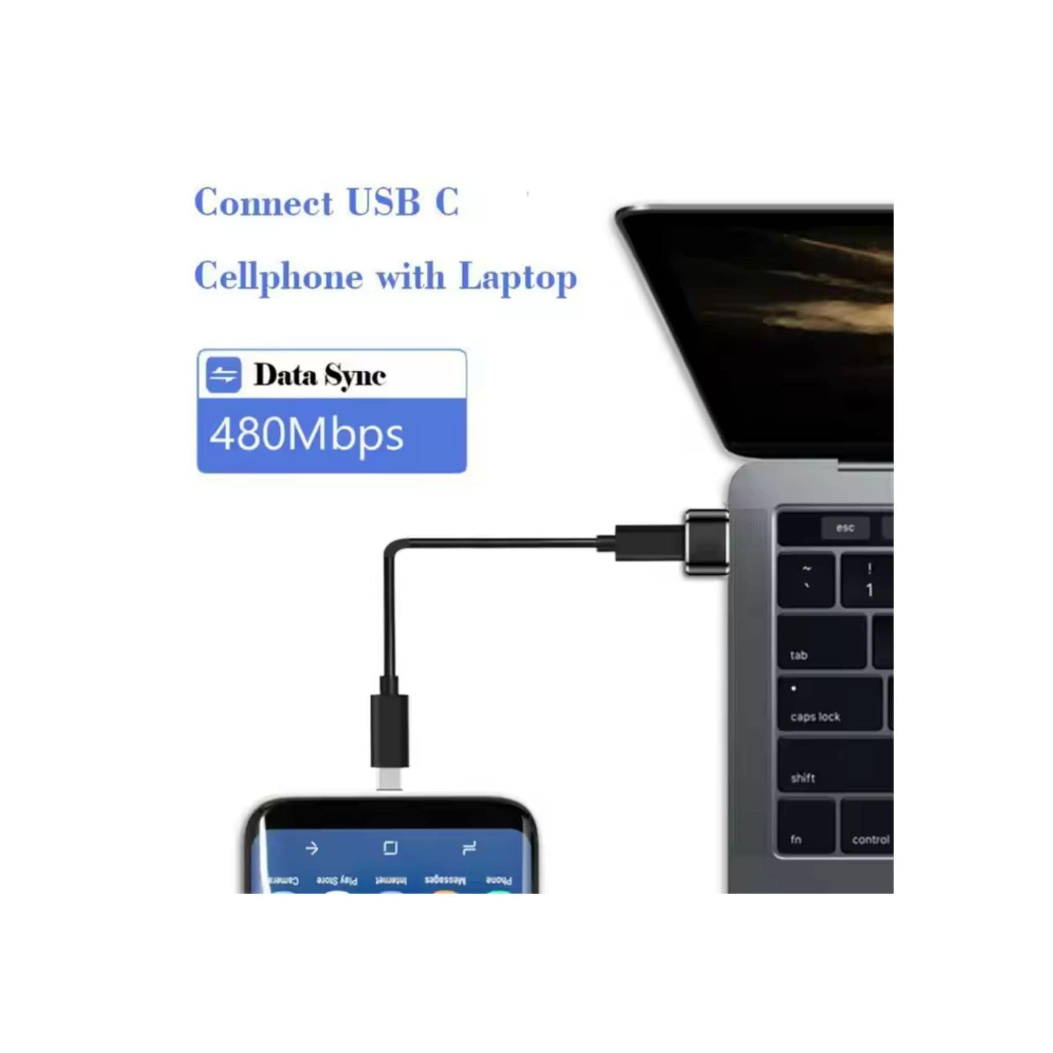 Generic Cables, Converters and Adapters Generic USB Type -C Female to USB2.0 Male OTG Converter Adapter (Support 12V 3A PD Fast Charging)