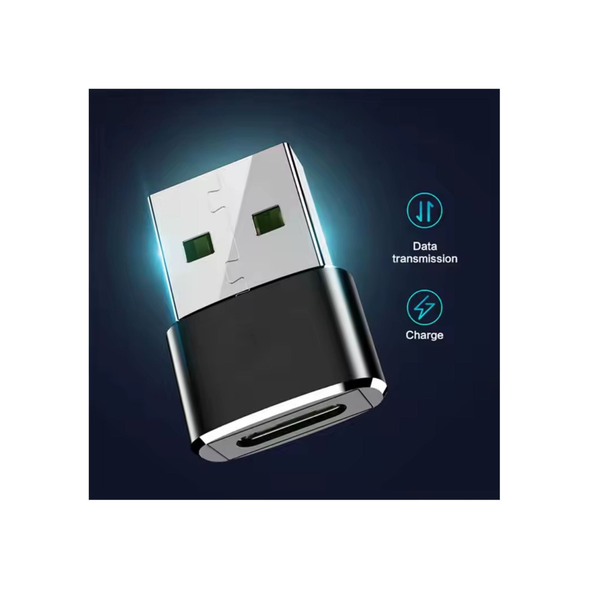 Generic Cables, Converters and Adapters Generic USB Type -C Female to USB2.0 Male OTG Converter Adapter (Support 12V 3A PD Fast Charging)