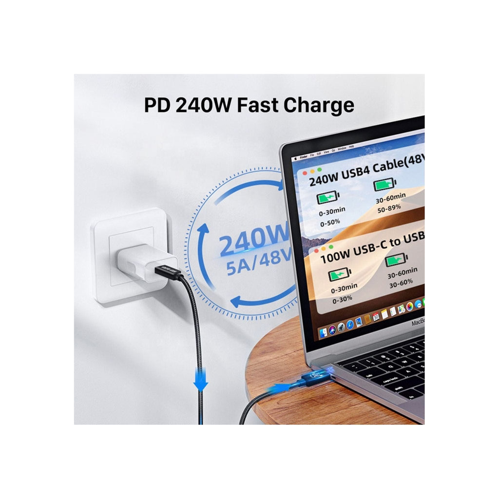 Generic Cables, Converters and Adapters Generic USB4, 240W Charging, 40Gbps Data, 8K@60Hz 4K120Hz HDR, PD3.1, USB-C  super fast charger