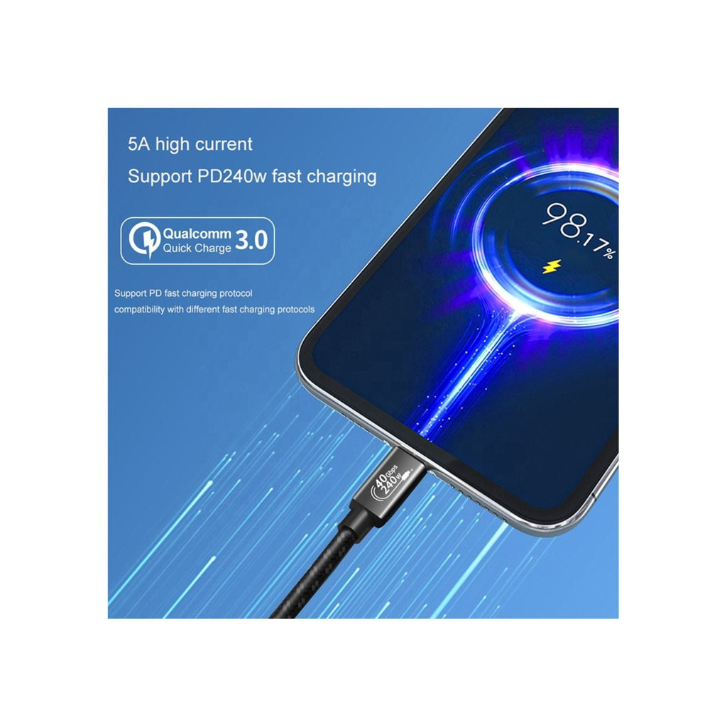 Generic Cables, Converters and Adapters Generic USB4, 240W Charging, 40Gbps Data, 8K@60Hz 4K120Hz HDR, PD3.1, USB-C  super fast charger