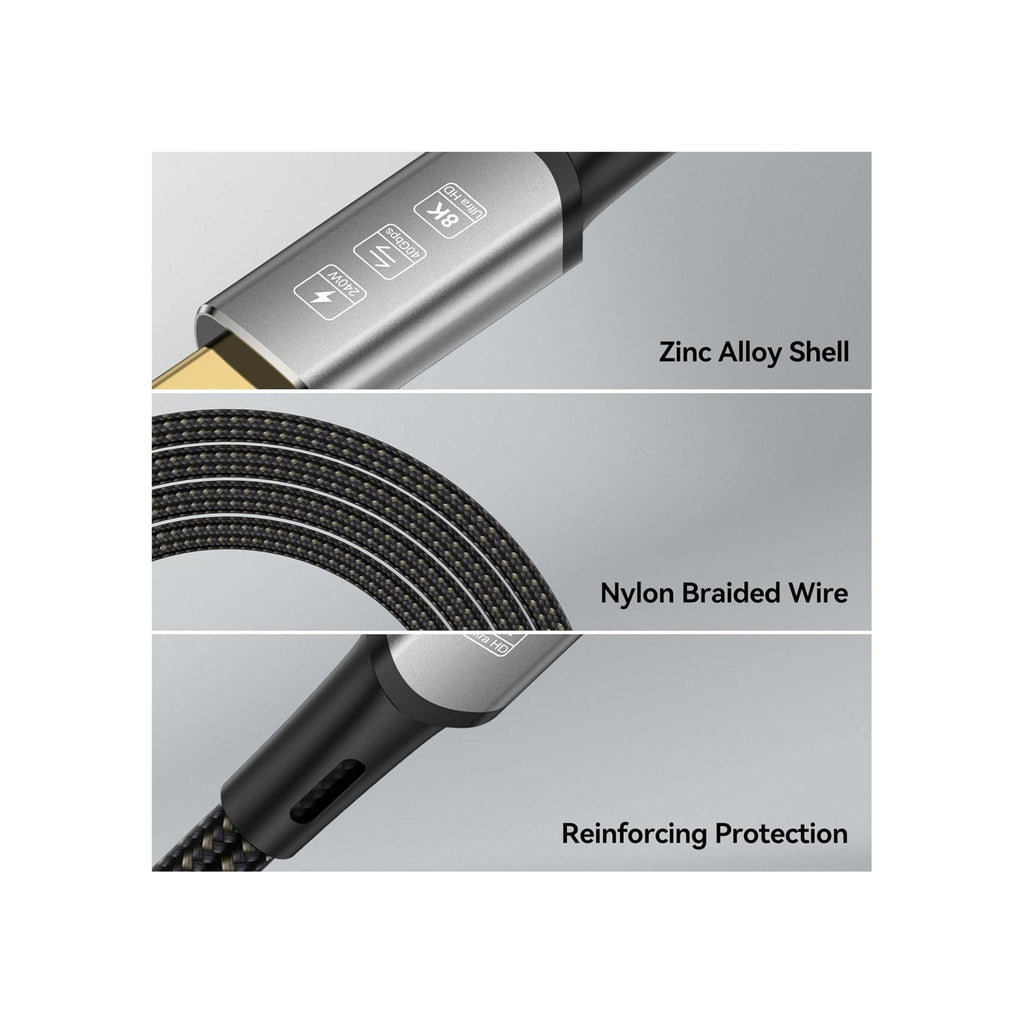 Generic Cables, Converters and Adapters Generic USB4, 240W Charging, 40Gbps Data, 8K@60Hz 4K120Hz HDR, PD3.1, USB-C  super fast charger