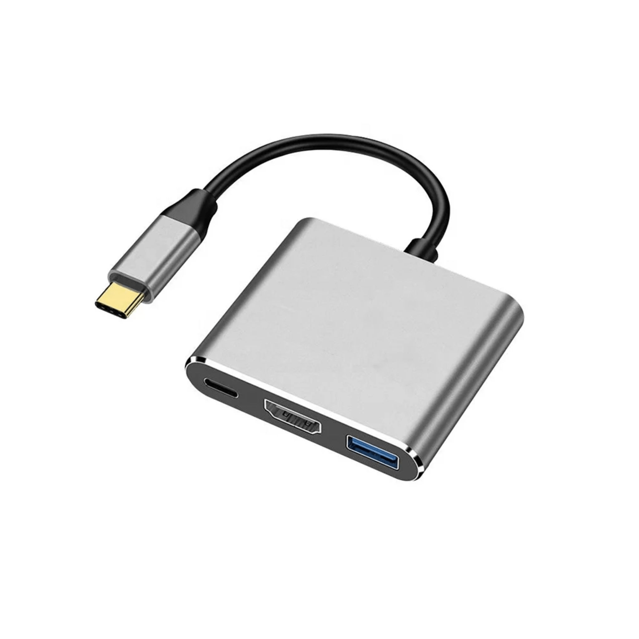 Generic Docking Stations Generic 3-In-1 USB C Type C Multi-function Hub Main image