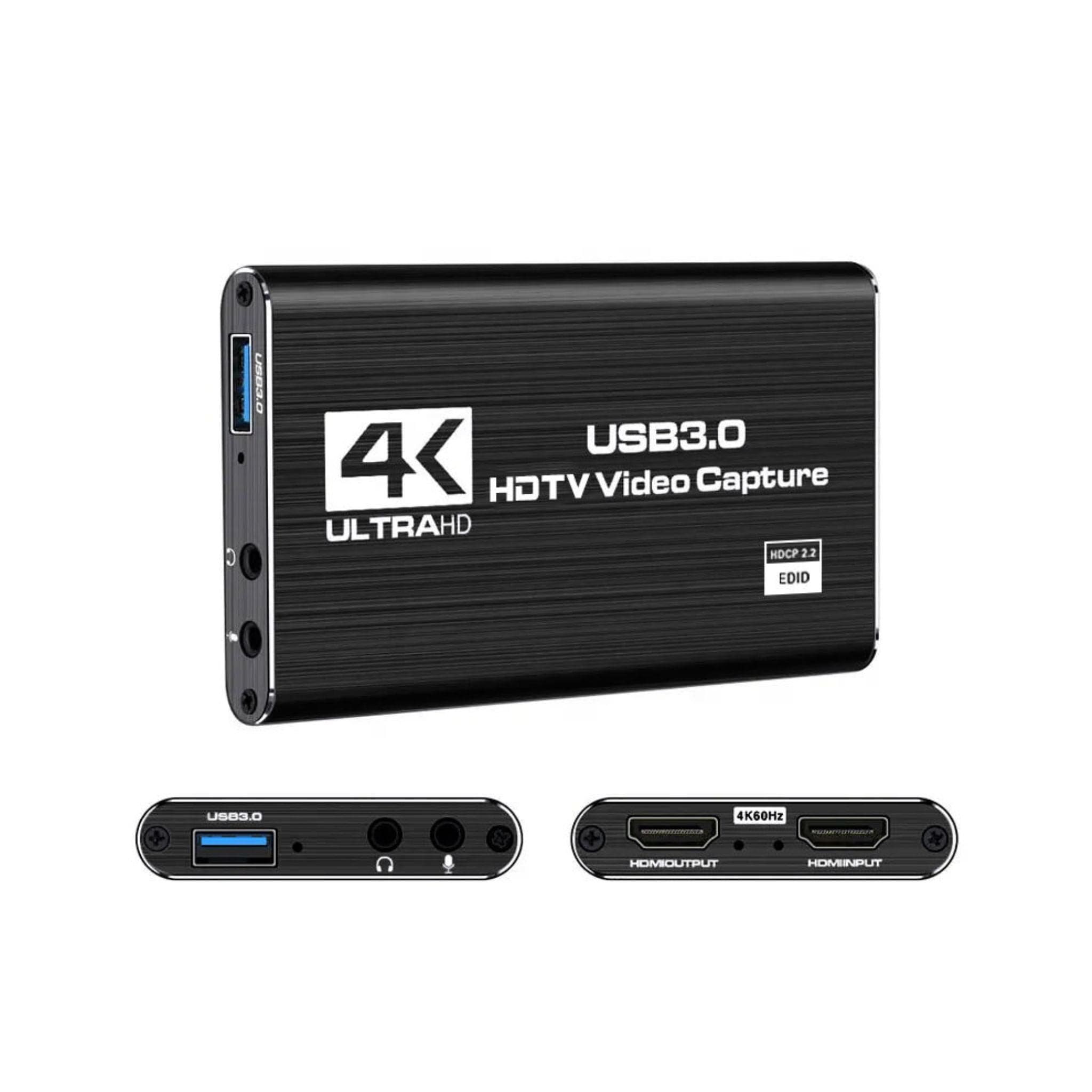 Generic Generic 4K HDMI video capture adapter, HDMI to USB 3.0 box for recording audio and video at 4K 60fps
