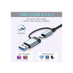 Generic Generic 8-in-1 USB 3.0 Type-C Hub: 8 ports include USB 2.0, 3.5mm audio jack, SD/TF card readers 8-In-1 Converter Adapter Hub Docking Station
