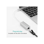 Generic Generic Aluminium USB-C to RJ45 Gigabit 1000Mbps Ethernet LAN Network Card Adapter Cable