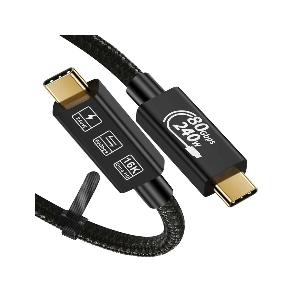 Generic Generic Ultra-high Speed USB4 80Gbps 16K Thunderbolt 5 USB C to USB C Fast Charger Cable 240W Type C Gen4 Data Transfer for MacBook