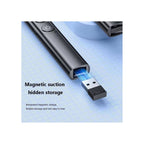 Generic Wireless Presenters Generic GENWP004 PowerPoint Remote Control Rechargeable Wireless Laser Presenter with Digital Display - Black