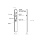 Generic Wireless Presenters Generic USB 2.4GHz Wireless Presentation Clicker Powerpoint Pen -Black