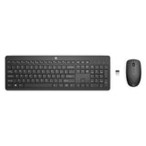 HP Components HP 230 Wireless Mouse and Keyboard Combo (Black) - Up to 16 Months Battery Life