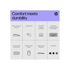 HP Components HP 230 Wireless Mouse and Keyboard Combo (Black) - Up to 16 Months Battery Life