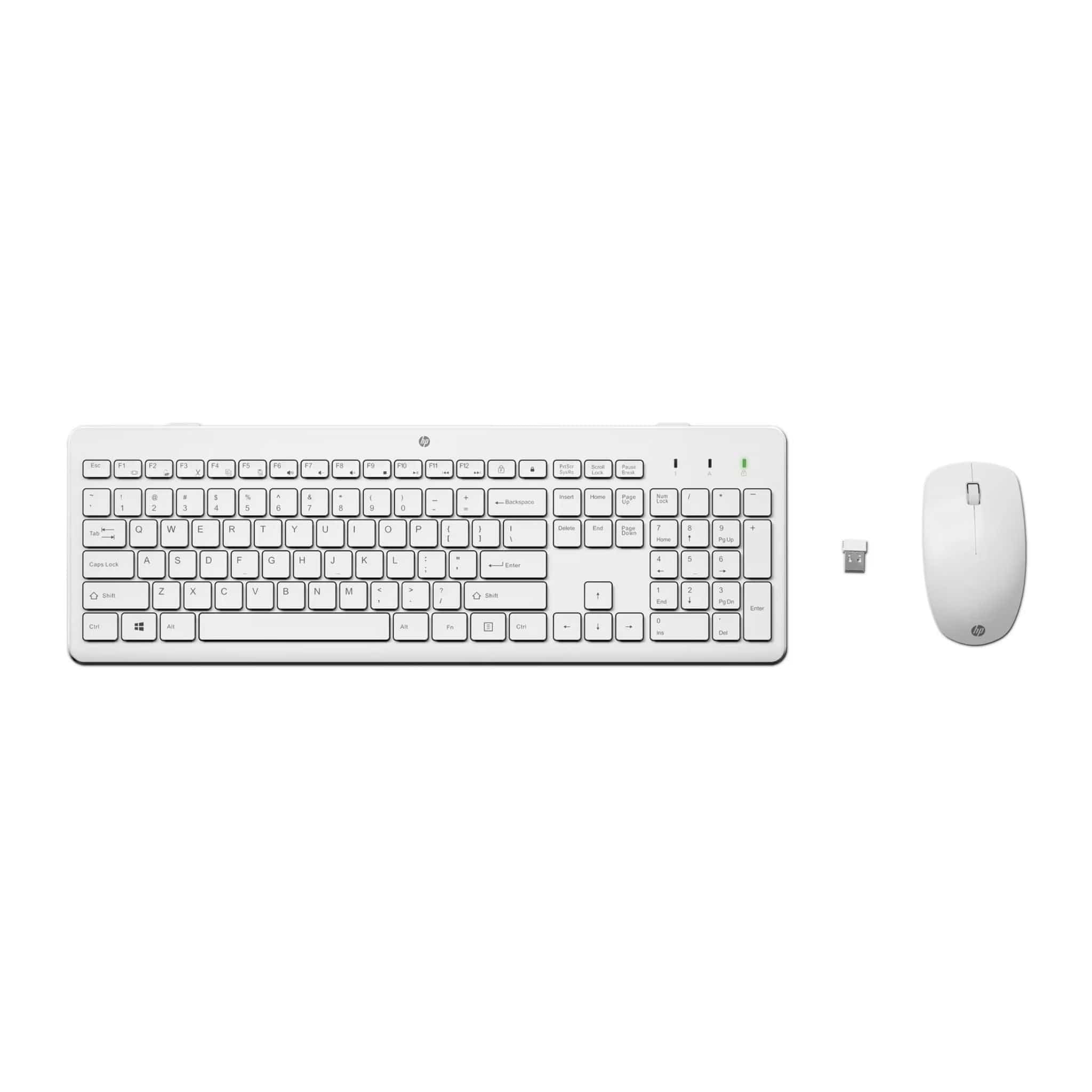 HP Components HP 230 Wireless Mouse and Keyboard Combo (white) Up to 16 Months Battery Life Main image