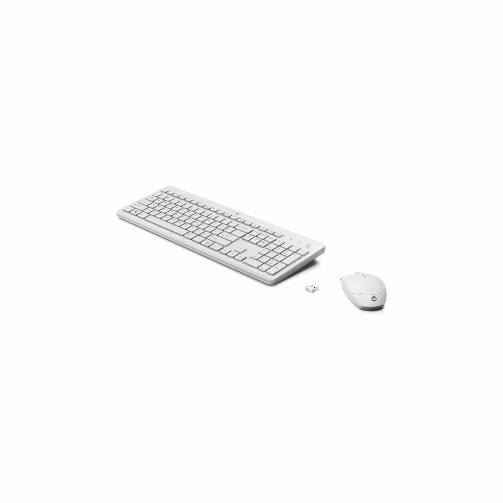 HP Components HP 230 Wireless Mouse and Keyboard Combo (white) Up to 16 Months Battery Life