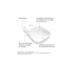HP Components HP Z3700 White Wireless Mouse - Up to 16 Months Battery Life