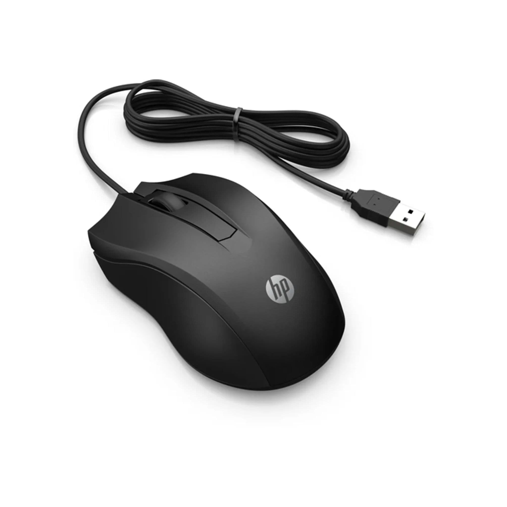 HP HP 105 Wired Mouse - Black