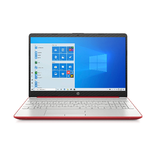 HP HP 15-dw0083wm Laptop, 15.6" diagonal, HD, Intel Pentium Gold 6405U, 4 GB RAM, 128 GB SSD, Windows 10 - Red
