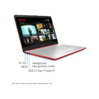 HP HP 15-dw0083wm Laptop, 15.6" diagonal, HD, Intel Pentium Gold 6405U, 4 GB RAM, 128 GB SSD, Windows 10 - Red