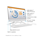 HP HP 22-dd0010 Athlon 3050U 4GB 256GB DVD-RW W10H64 22" - Snow White