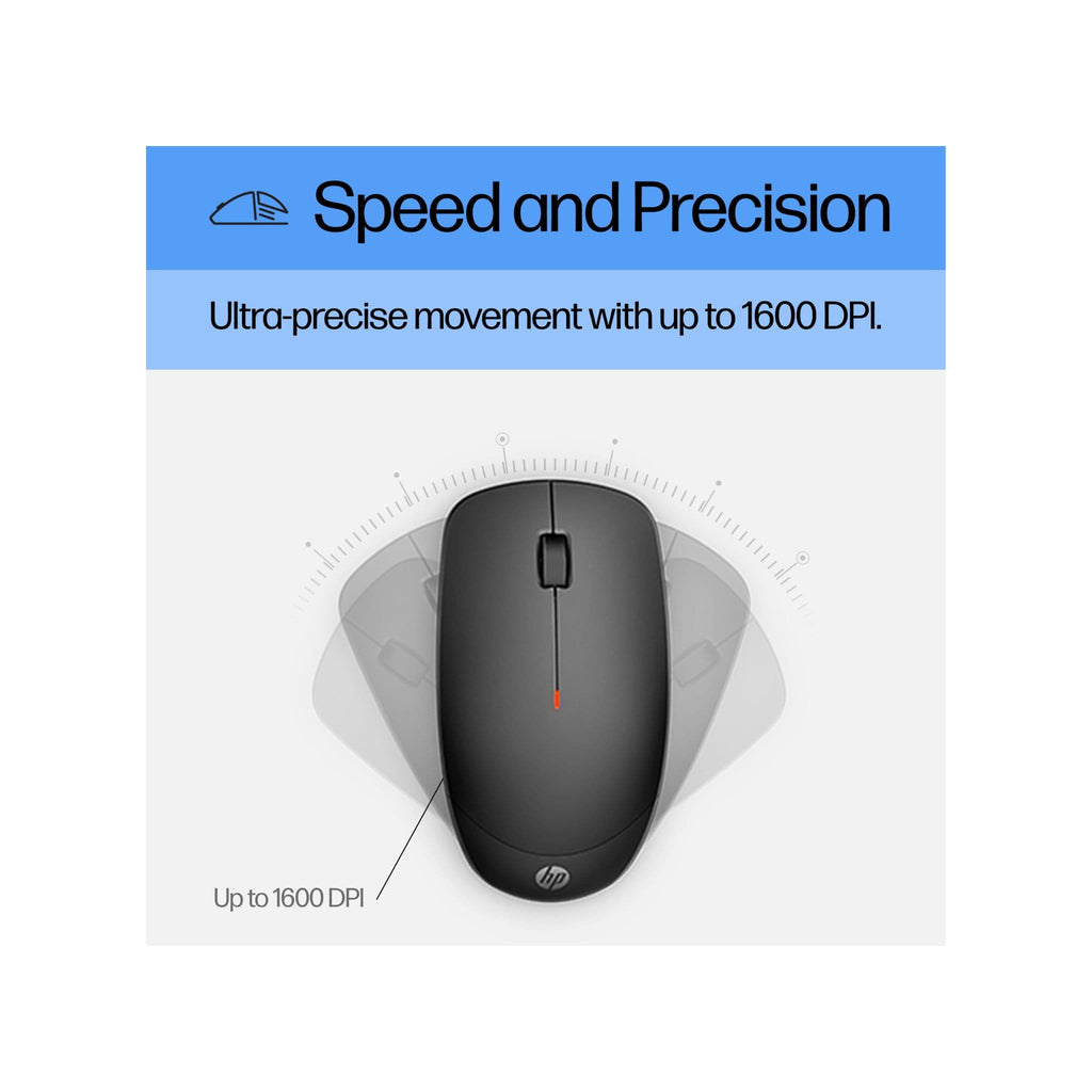 HP HP 235 Wireless Mouse and Keyboard Combo (For Business) - Up to 16 Months Battery Life -  Back