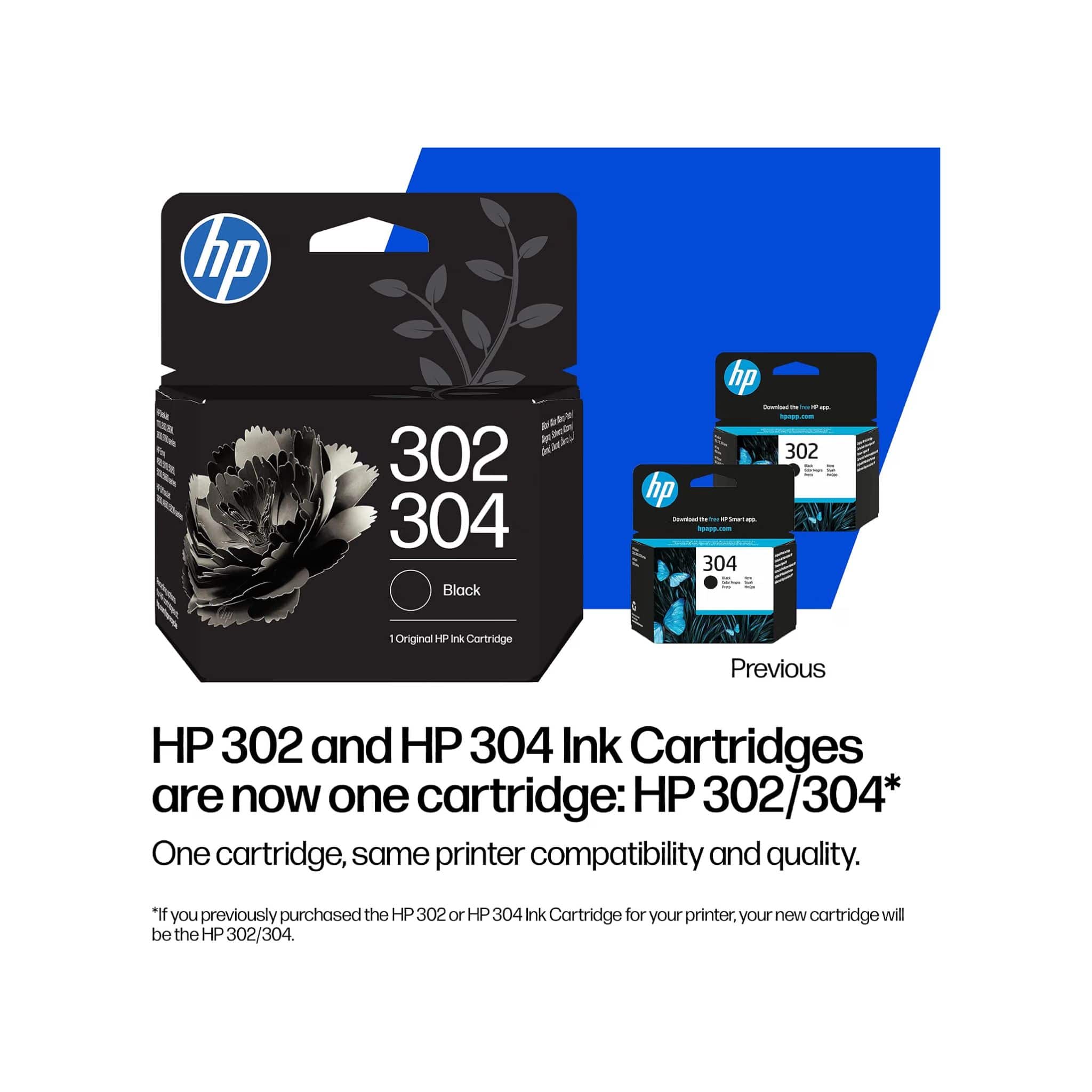 HP 302/304 Black Original Ink Cartridge Secondary image