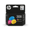 HP HP 308 Tri-colour Original Ink Cartridge