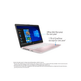 HP HP Stream 14-inch Laptop, Intel Celeron N4000, 4 GB RAM, 64 GB eMMC, Windows 10 Home in S Mode with Office 365 Personal for 1 Year - Rose Pink