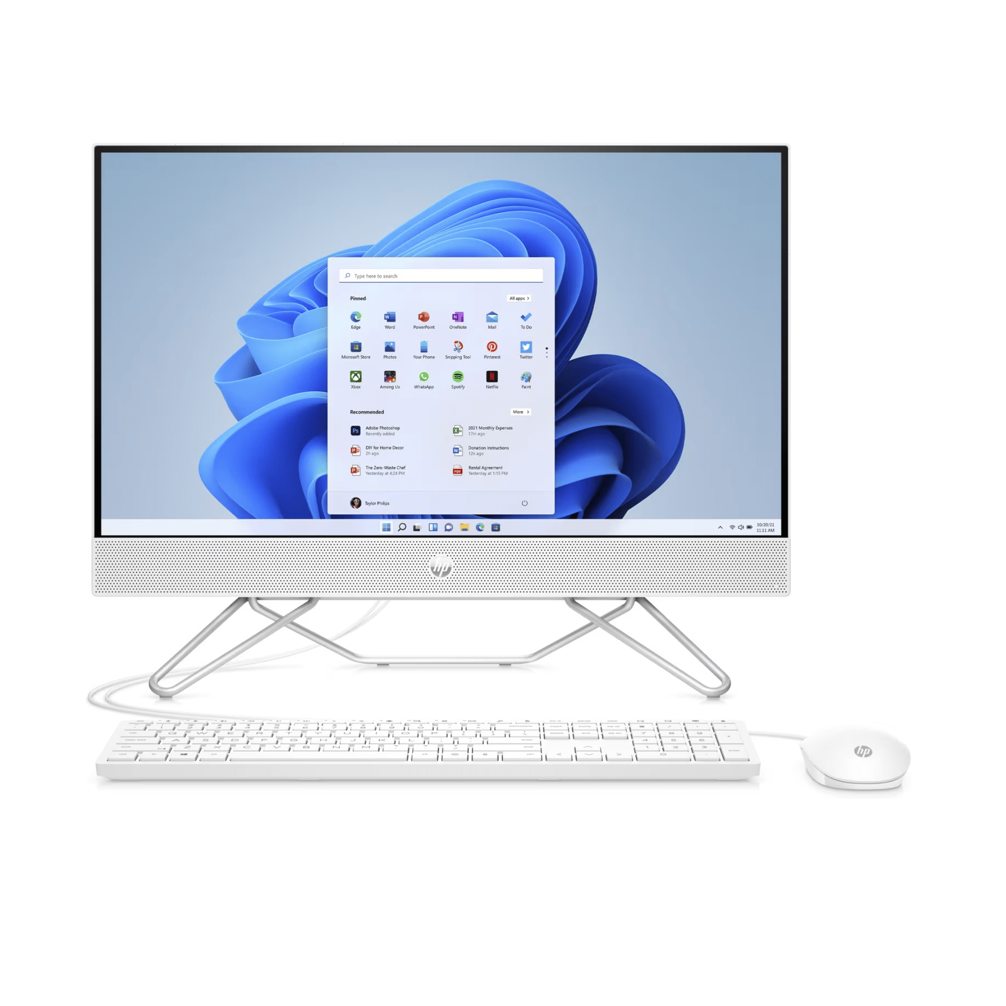 HP Laptops HP All-in-One PC Corei5-1235U 8GB Ram 512G SSD 24" Full HD Monitor