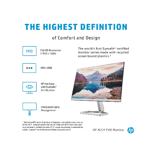 HP Monitors HP M22f (21.5" ) FHD IPS Monitor