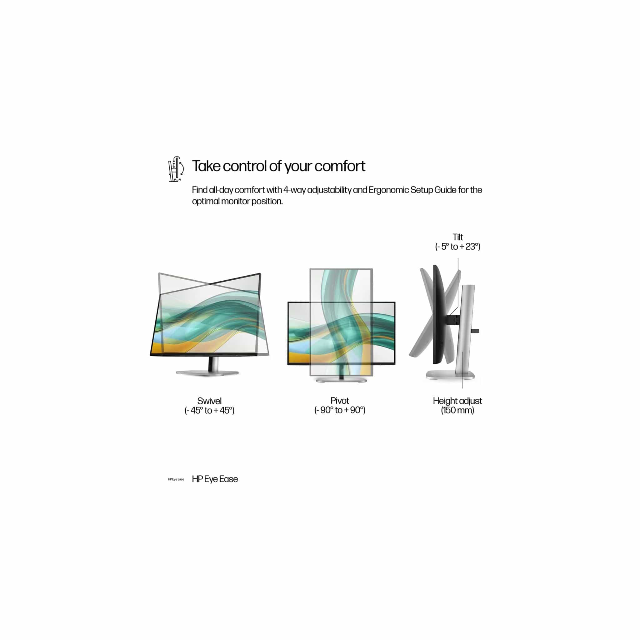 HP Monitors HP Series 5 Pro 23.8 inch FHD Monitor - 524pf