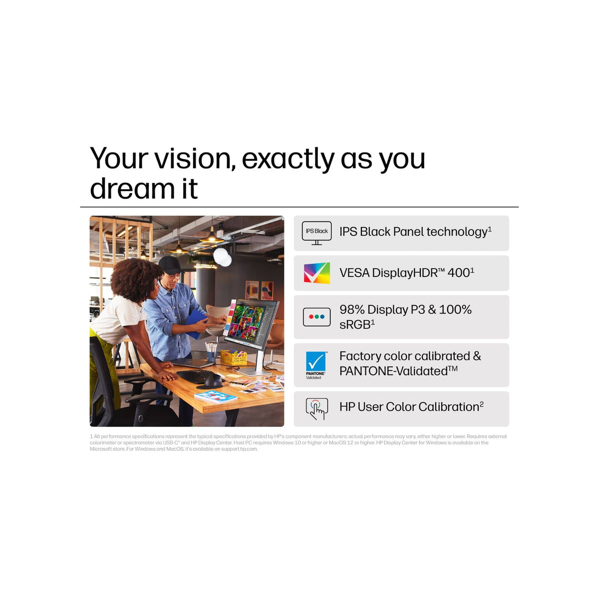 HP Monitors HP Series 7 Pro 27 inch 4K (UHD) Thunderbolt 4 Monitor - 727pk