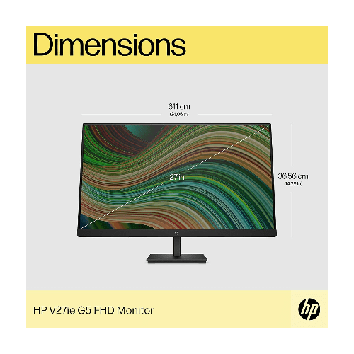 HP V27ie G5 27 inch Full HD Monitor – Tech Direct NG HP V27ie G5 27 inch Full HD Monitor – Tech Direct NG