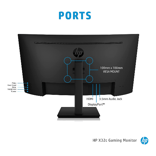 HP X32c (31.5") Full HD Curved Gaming Monitor , 1ms reponse /165Hz ref