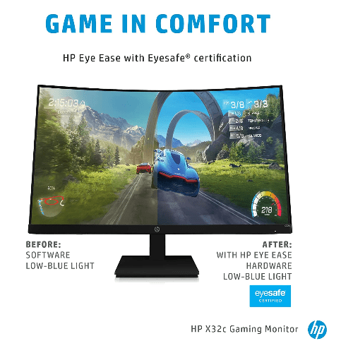 HP X32c (31.5") Full HD Curved Gaming Monitor , 1ms reponse /165Hz ref