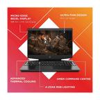HP Omen HP OMEN 15-dh1005na/15-dh1005sa 15.6 Inch Full HD, 144 Hz Gaming Laptop, Intel Core i7-10750H, 16 GB RAM, 1 TB SSD, NVIDIA GeForce RTX 2060, 6 GB Dedicated Graphics, Windows 10 Home - Black