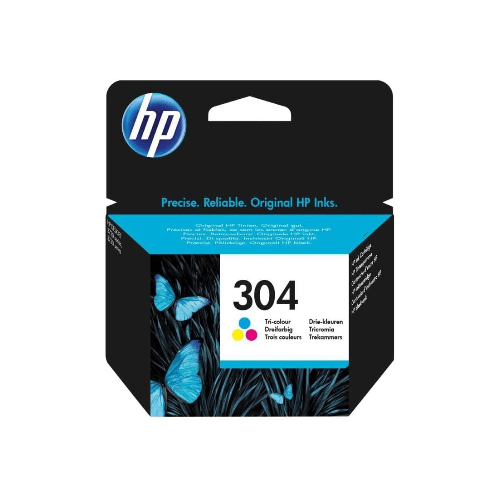 HP Printer Accessories HP 304 Tri-color Original Ink Cartridge