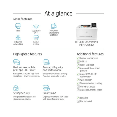 HP Printers and Scanners HP LaserJet Pro M255dw A4 Colour LaserJet Wireless Printer