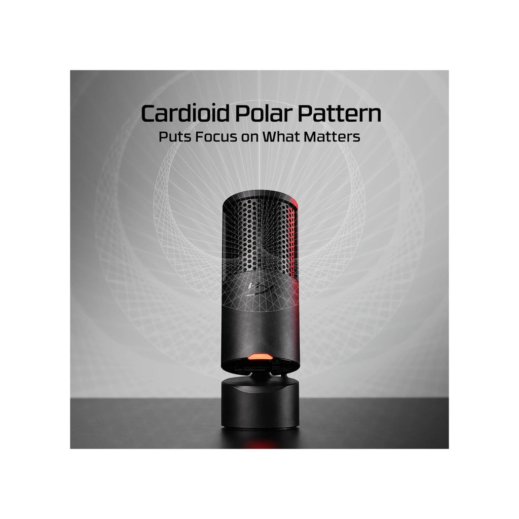 HyperX HyperX SoloCast 2 – Gaming USB Condenser Mic - Black