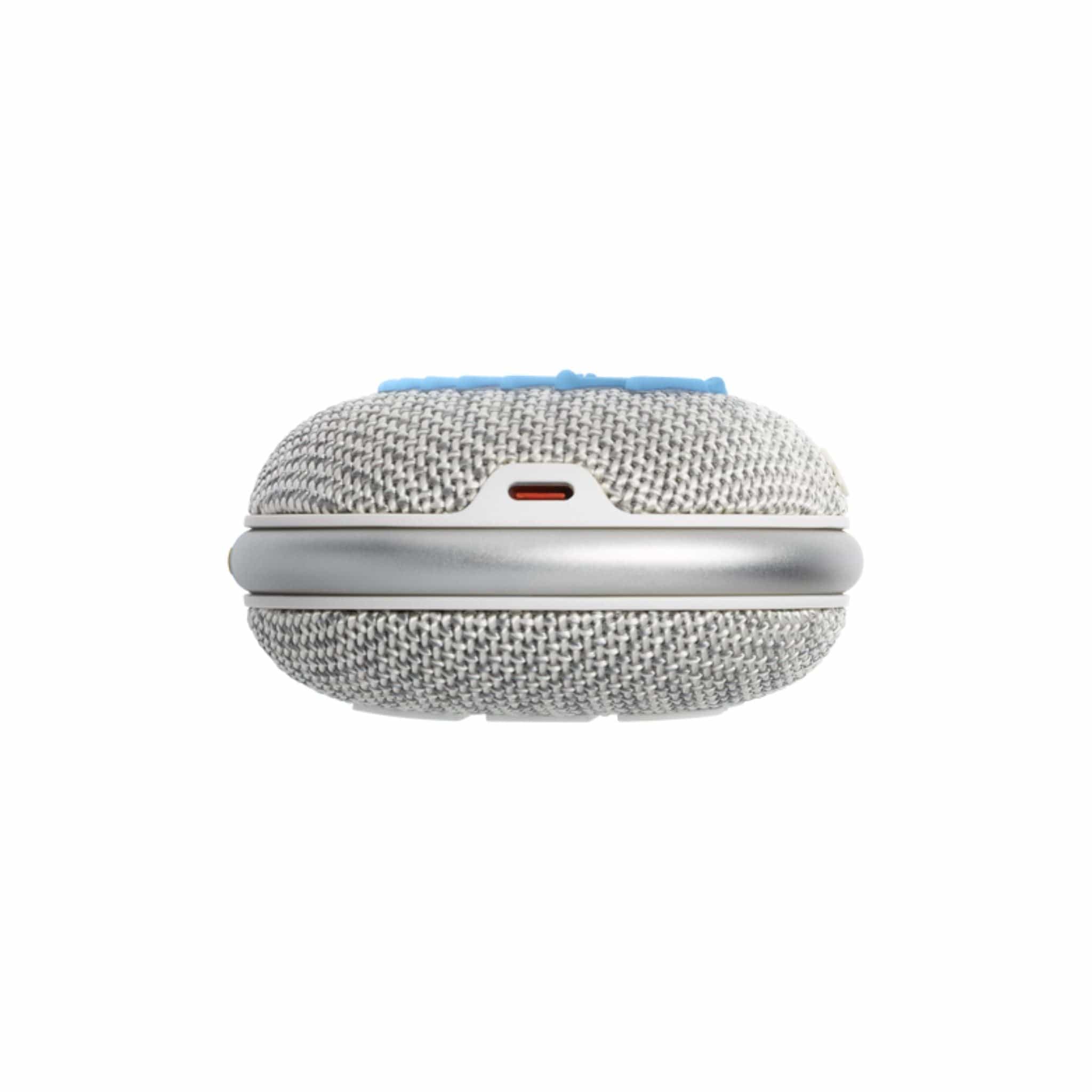 JBL Headphones JBL Clip 4 ECO Waterproof Wireless Bluetooth Speaker with 10 Hours of Battery Life, White