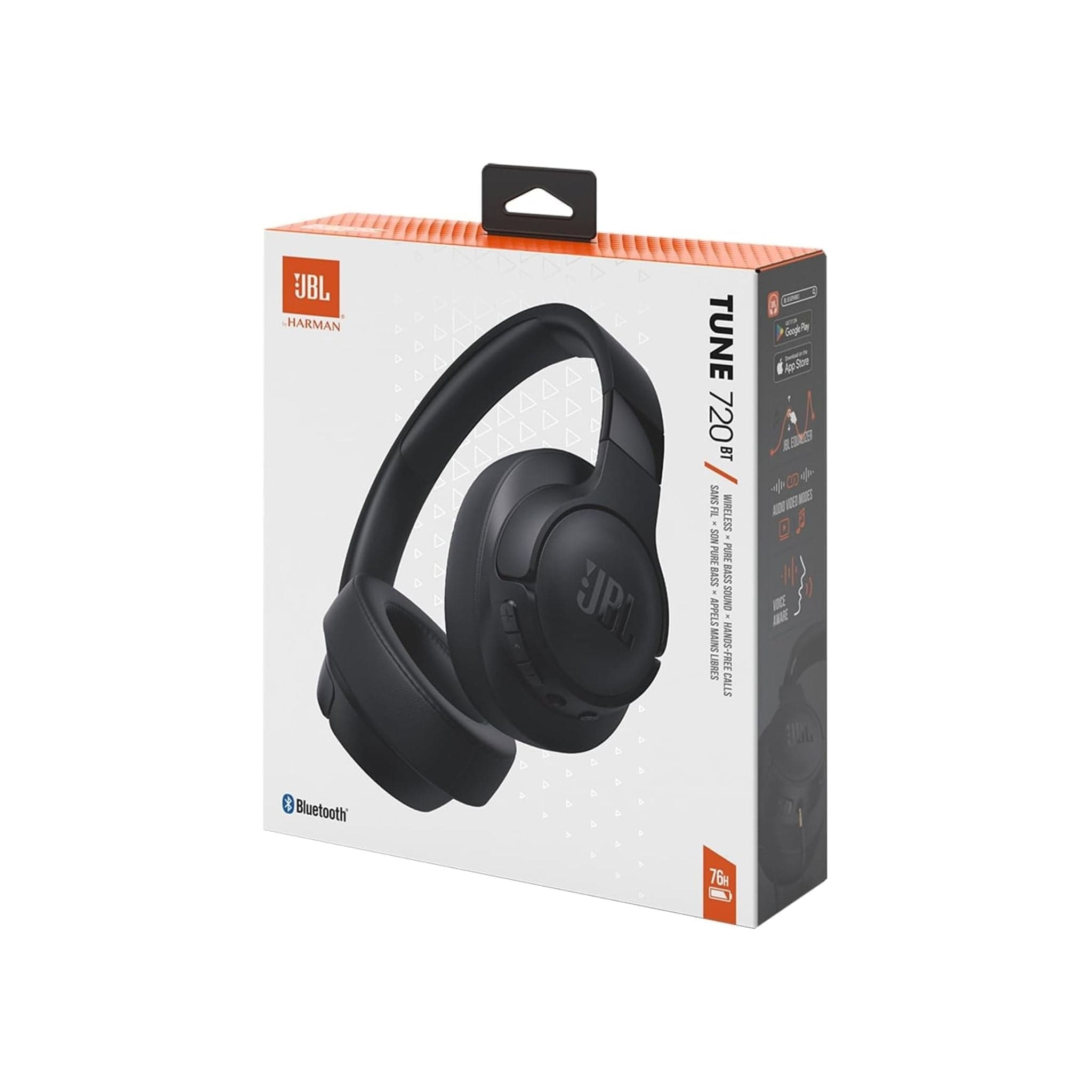 JBL Headphones JBL Tune 720 BT Wireless Over-Ear Headphones with JBL Pure Bass Sound