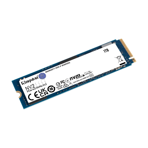 Kingston NV2 NVMe PCIe Gen4 1TB M.2 Internal SSD - SNV2S/1000G Kingston NV2 NVMe PCIe Gen4 1TB M.2 Internal SSD - SNV2S/1000G