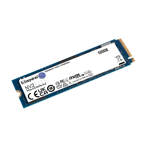 Kingston Storage Kingston NV2 NVMe PCIe Gen4 500GB M.2 Internal SSD - (SNV2S/500G)