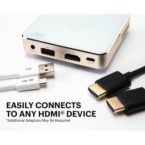 Kodak Kodak Ultra Mini Portable Projector 75 - HD Led DLP Rechargeable Projector