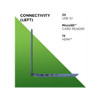 Lenovo Lenovo IdeaPad 1 Celeron N4020 4GB 64GB eMMC 11.6" Win10 Home S Laptop - Blue