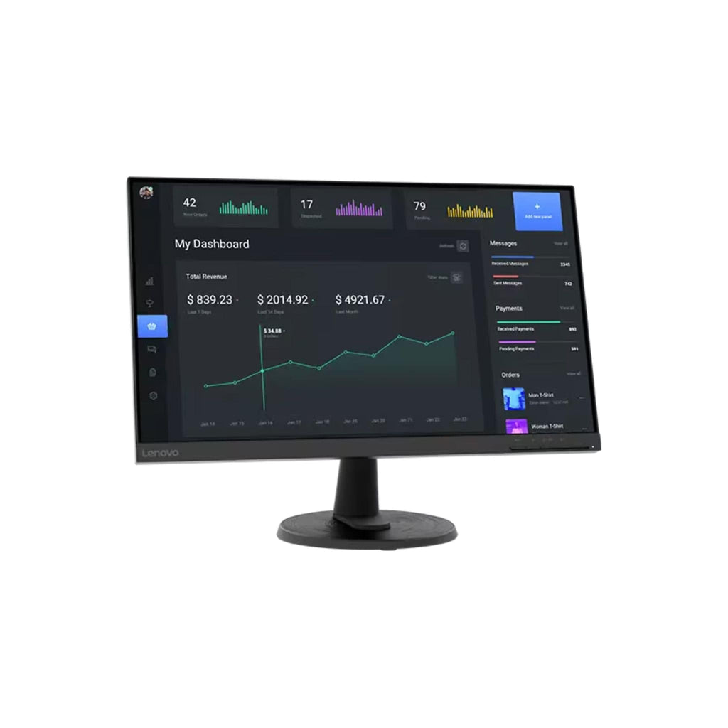 Lenovo Monitors Lenovo D24-40 23.8 Inch 75Hz FHD Monitor