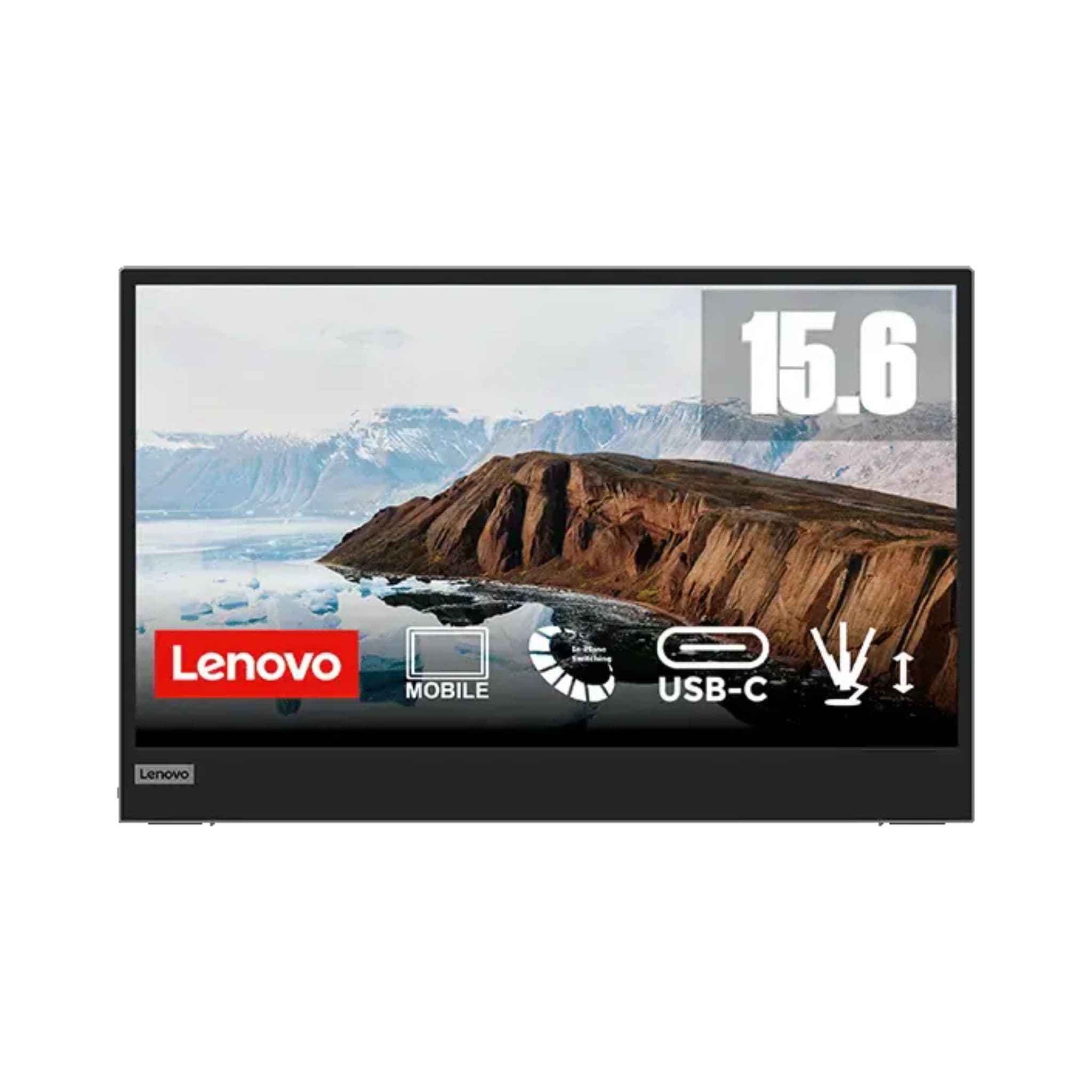 Lenovo Monitors Lenovo L15 15.6-inch IPS Full HD Portable Monitor with USB-C / Type-C Port Main image