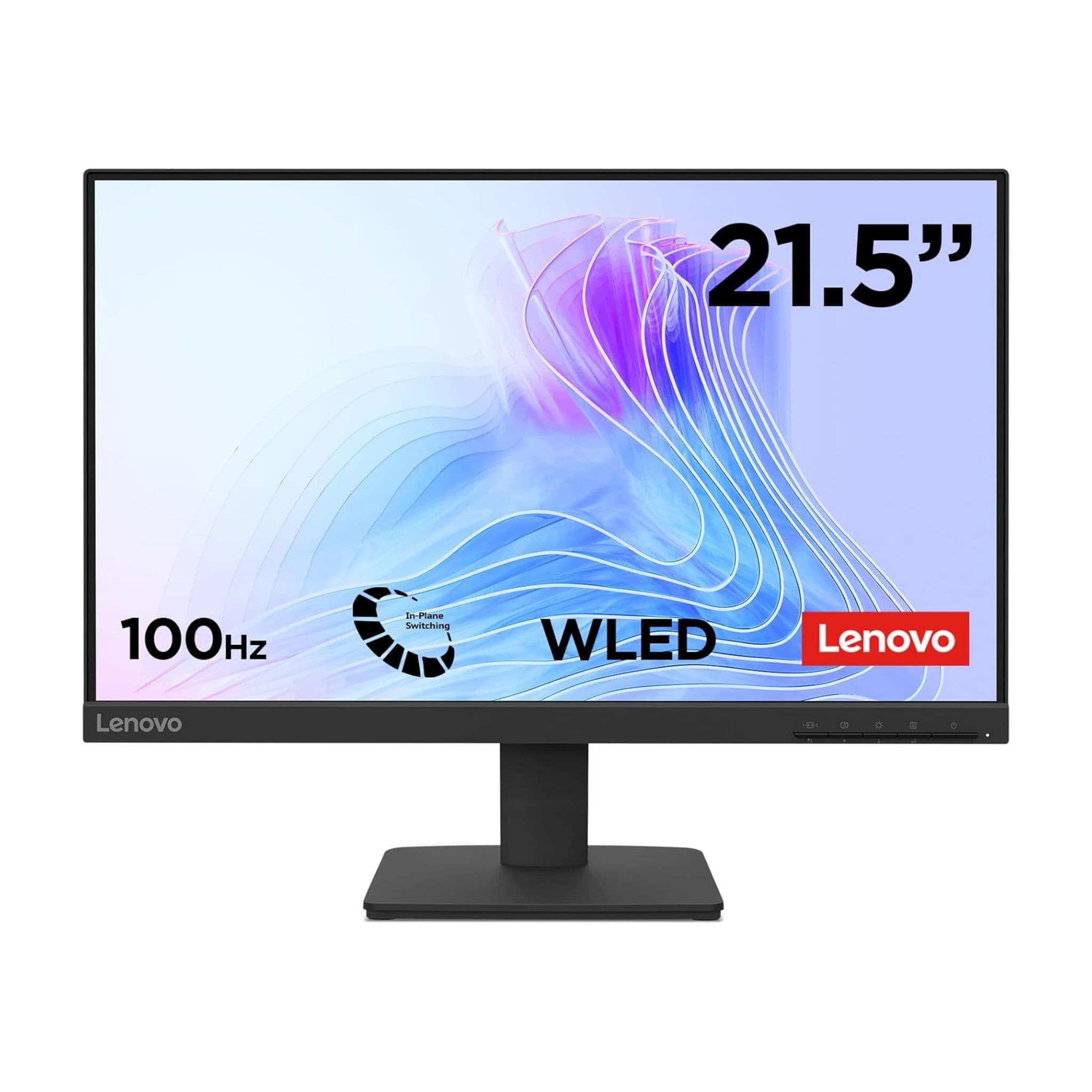 Lenovo Monitors Lenovo L24-4e 21.5" Full HD 100Hz Monitor - Raven Black Main image