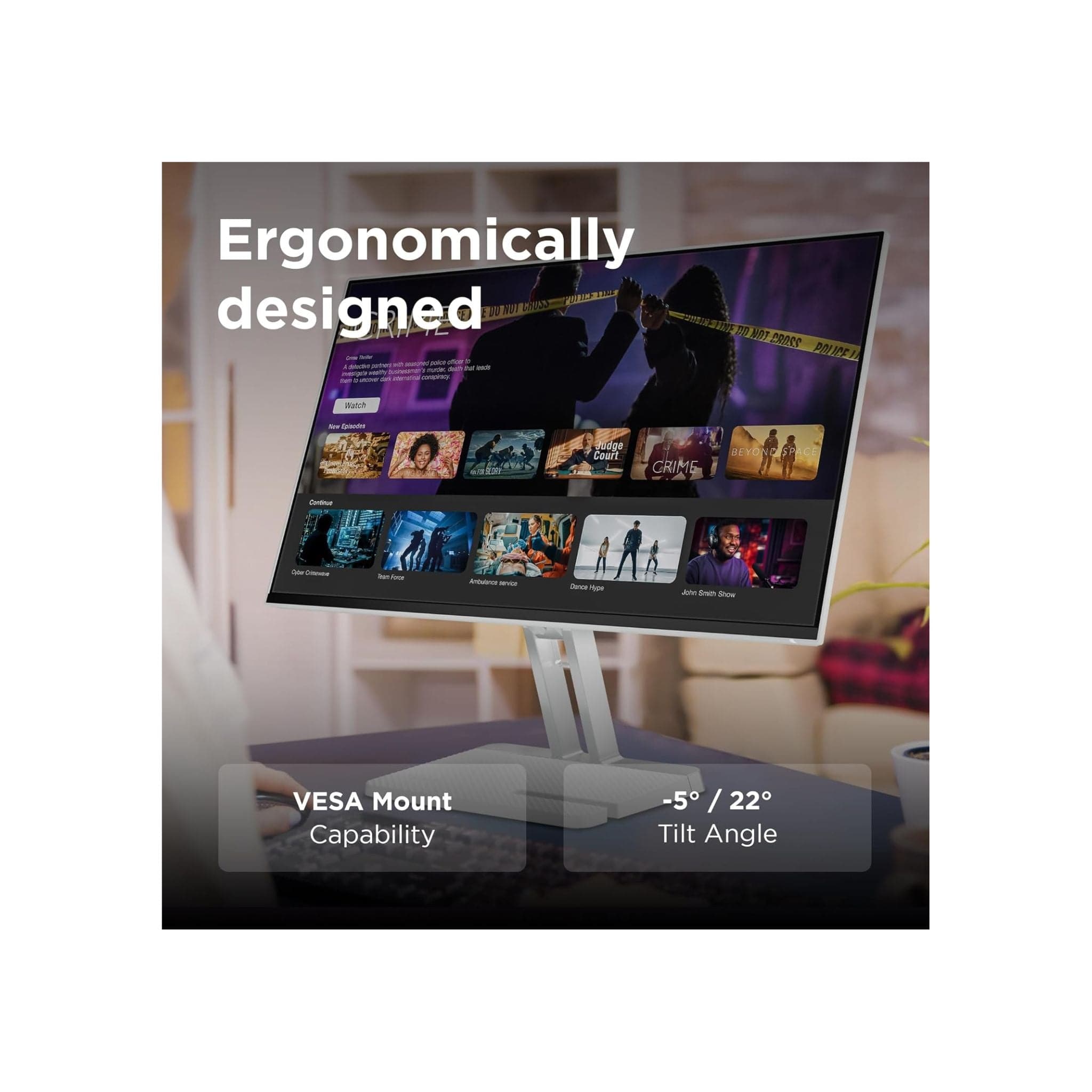 Lenovo Monitors Lenovo L24i-4B 24 Inch FHD, 100Hz, 4ms IPS Monitor