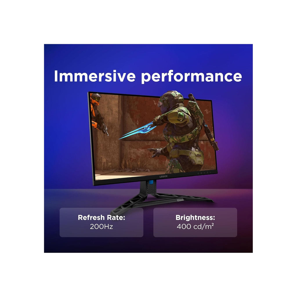 Lenovo Monitors Lenovo Legion R27qe 27 Inch 2K (QHD) 200Hz 1ms IPS Gaming Monitor