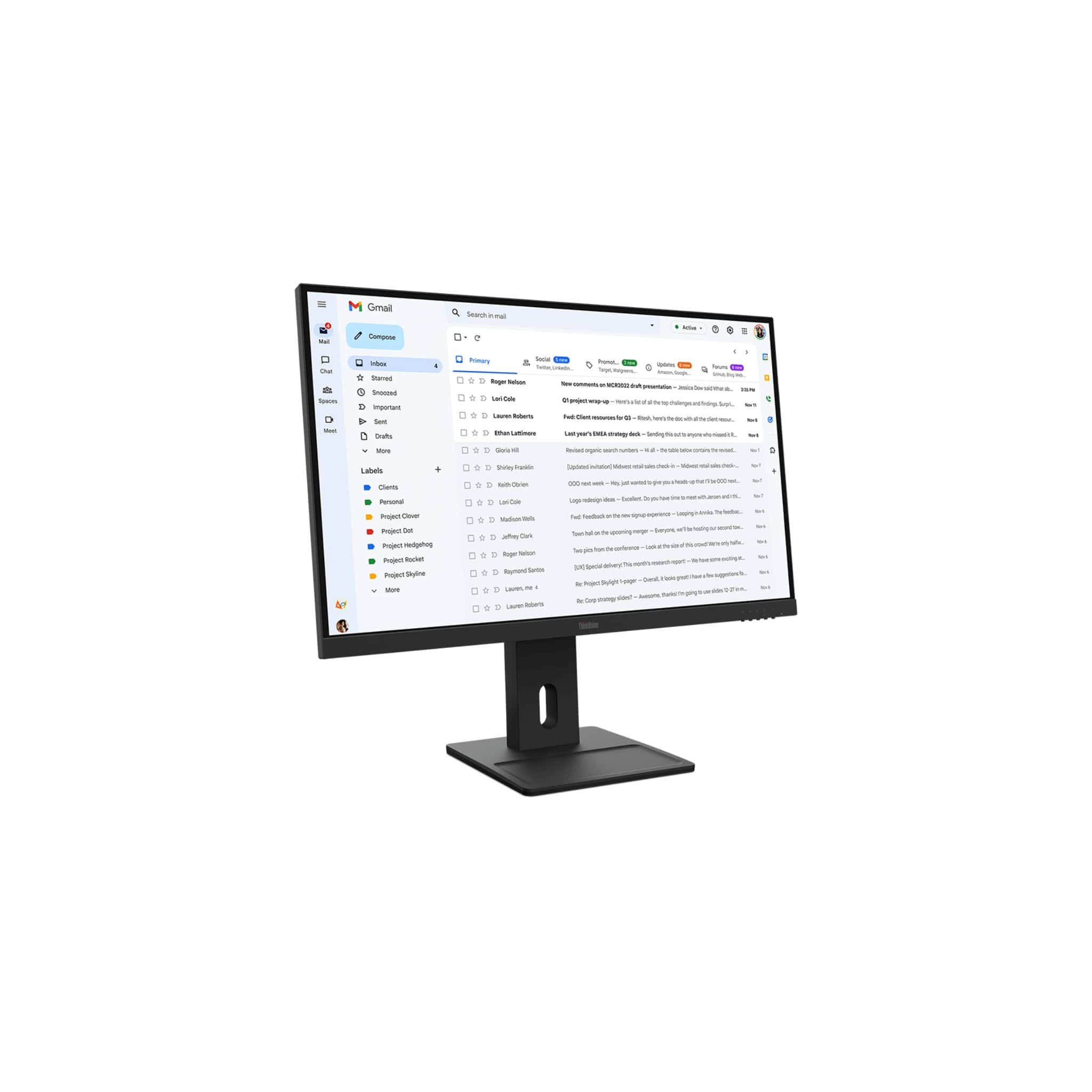 Lenovo ThinkVision E27-40 27" FHD IPS Monitor Secondary image