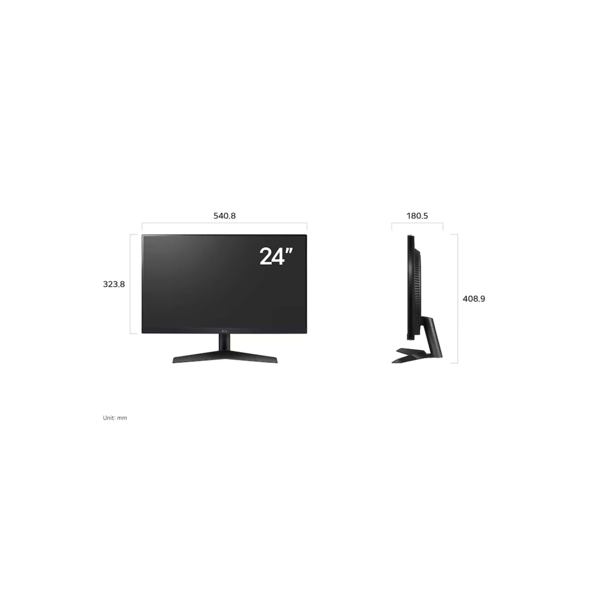 LG Computers LG 24GS60F 24'' LG UltraGear™ Full HD IPS Gaming Monitor 180Hz, IPS 1ms (GtG), Black (Copy)
