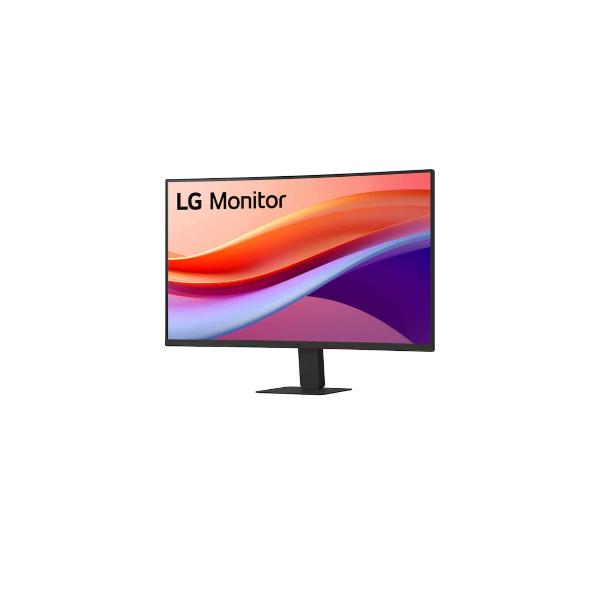 LG LG 27U421A-B 27”  FHD Curved Display Monitor, sRGB 99%, 100Hz Refresh Rate, USB-C (PD 15W), Black